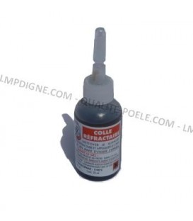 Colle réfractaire 1100°C noire flacon 30 ml