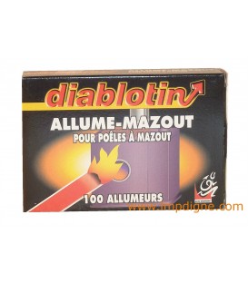 Allume mazout Diablotin x100