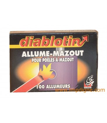 Allume mazout Diablotin x100