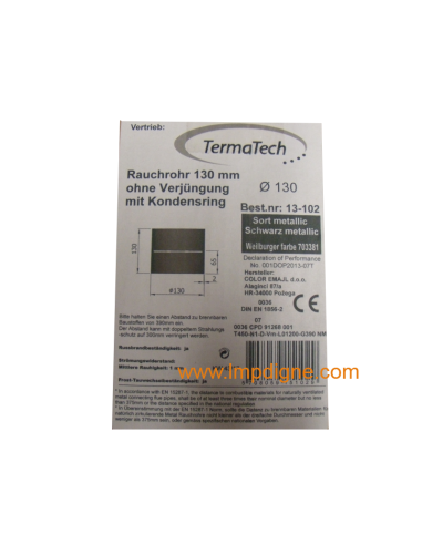 MANCHETTE 13CM DIAM 130MM TERMATECH