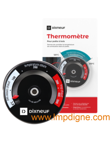 Thermomètre magnétique de tuyau