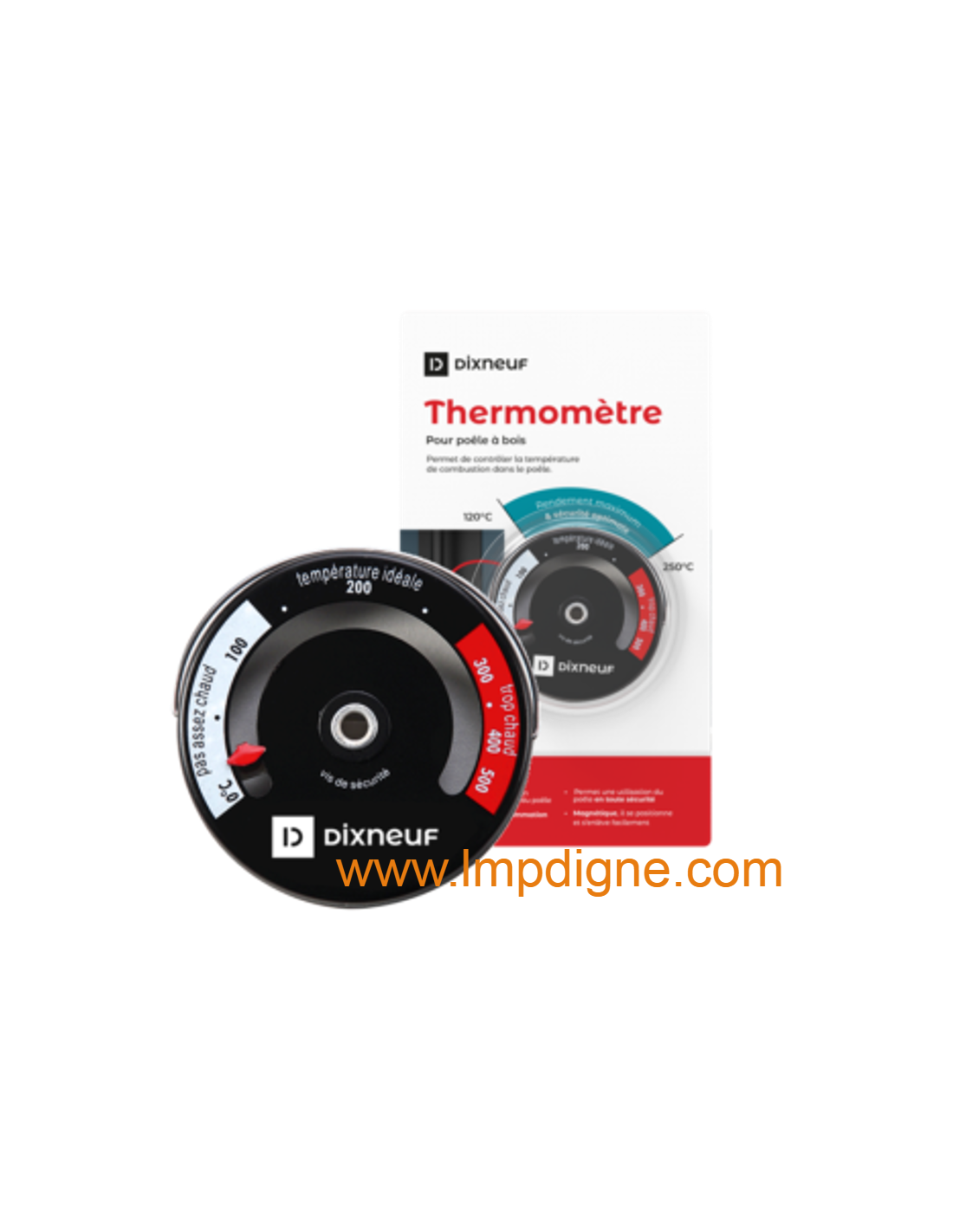 Thermomètre pour POELE A BOIS - Lamaisondupoeleabois 0558750435