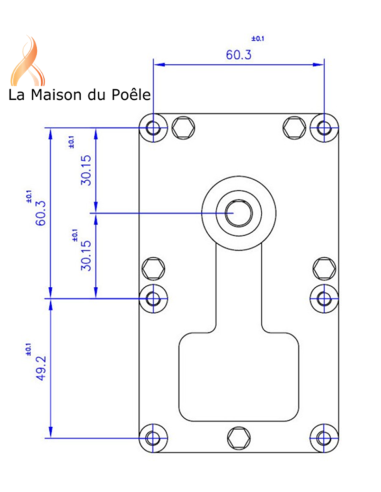 Schéma Motoréducteur 1.0 RPM 50HZ rotation horaire (D) Schéma Motoréducteur 1.0 RPM 50HZ rotation horaire (D)