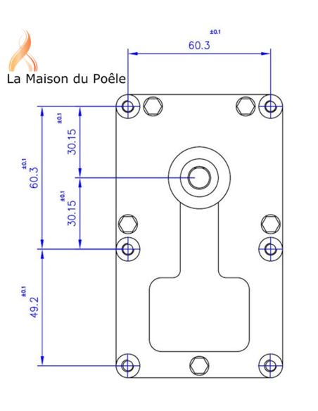 Schéma Motoréducteur 1.0 RPM 50HZ rotation contre ho (C) Schéma Motoréducteur 1.0 RPM 50HZ rotation contre ho (C)