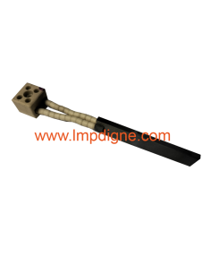 Bougie céramique plate