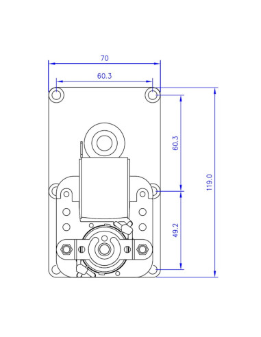 Motoréducteur Mellor 3 RPM FB1167 - Schéma 2