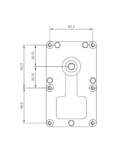 Motoréducteur Mellor 5 RPM FB1331 - Axe 8.5 mm - Schéma 1