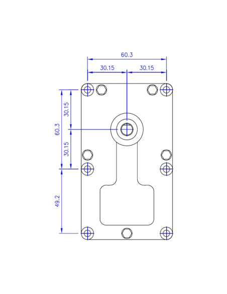 Motoréducteur Mellor 5.3 RPM FB1146 - Axe 8.5 mm - Schéma 1