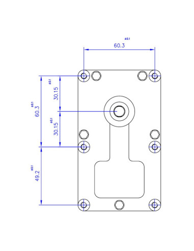 Motoréducteur Mellor 1.26 RPM FB1392 - Axe 9.5 mm - Schéma 2 Motoréducteur Mellor 1.26 RPM FB1392 - Axe 9.5 mm - Schéma 2