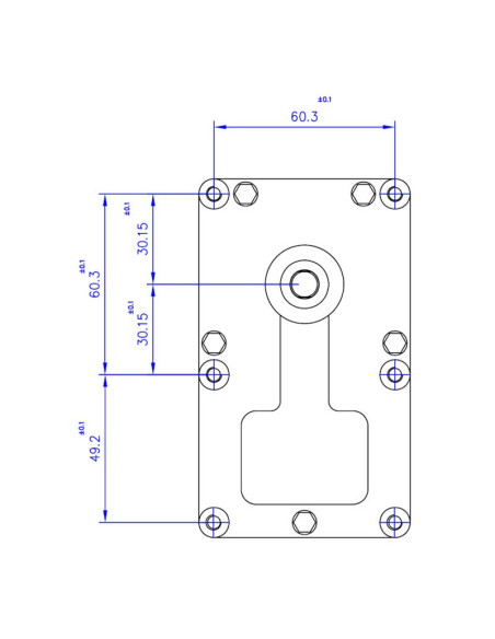 Motoréducteur Mellor 1.26 RPM FB1392 - Axe 9.5 mm - Schéma 2 Motoréducteur Mellor 1.26 RPM FB1392 - Axe 9.5 mm - Schéma 2