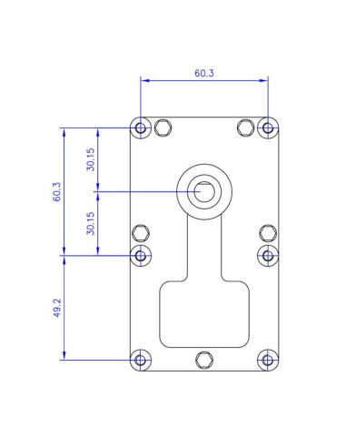 Motoréducteur Mellor 3.3 RPM Axe 9.5mm - FB1263 - Schéma 2 Motoréducteur Mellor 3.3 RPM Axe 9.5mm - FB1263 - Schéma 2