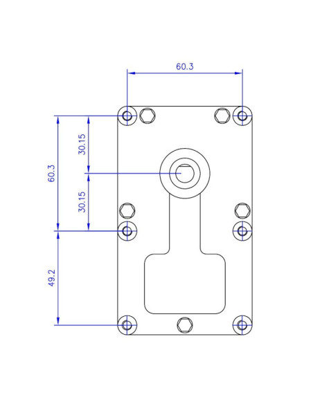 Motoréducteur Mellor 3.3 RPM Axe 9.5mm - FB1263 - Schéma 2 Motoréducteur Mellor 3.3 RPM Axe 9.5mm - FB1263 - Schéma 2
