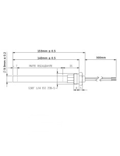 Bougie d'allumage pour poêle à granulés HT62653 2