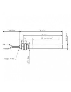 Bougie d'allumage pour poêle à granulés HT62659 2