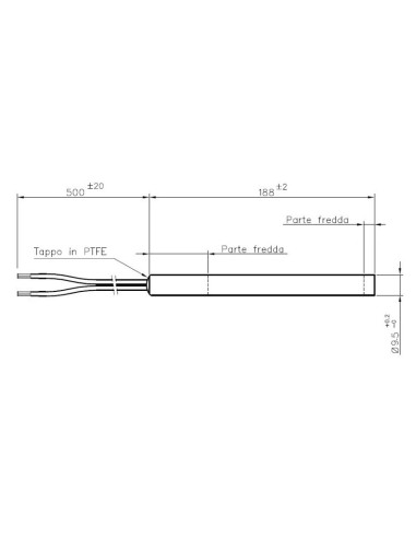 Bougie d'allumage pour poêle à granulés HT62683 - Schéma